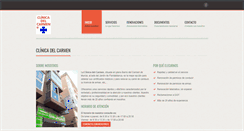 Desktop Screenshot of clinicadelcarmenmurcia.com